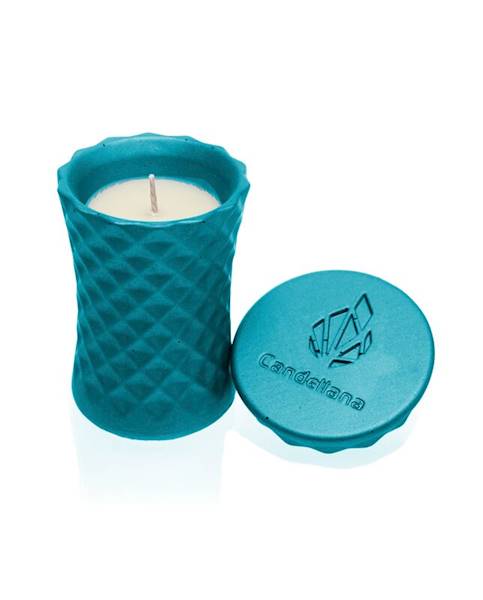 Świeca Candle Concrete Polly No 2 Marine Blue H