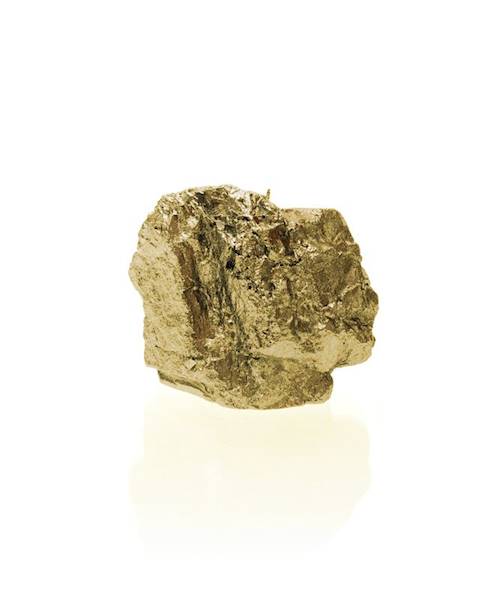 Świeca Candle Rock Small Classic Gold