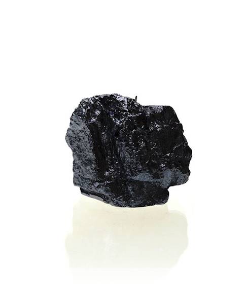 Świeca Candle Rock Small Black Metallic