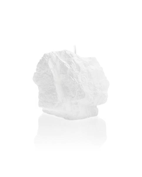 Świeca Candle Rock Small White