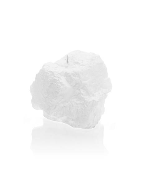 Świeca Candle Rock Small White