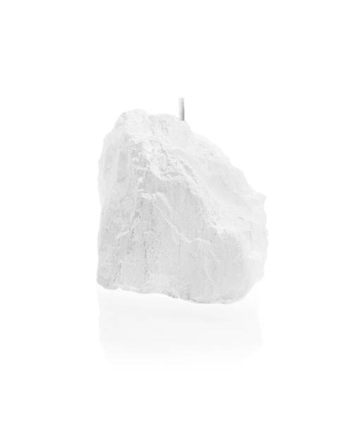Świeca Candle Rock Medium White