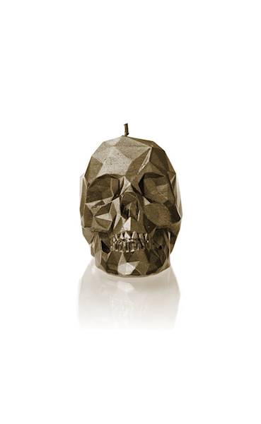 Świeca Candle Skull Small Brass
