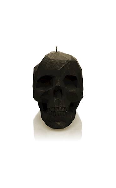 Świeca Candle Skull Black