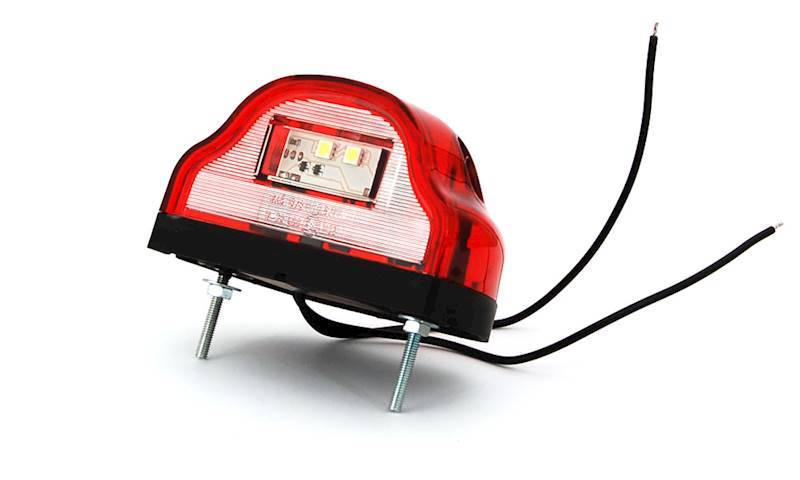409    W72 oś.tab.rej.led + poz.czerw.półokragła