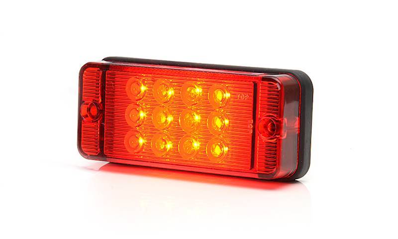 700kr  W83d lam.p/m led klosz czerwony