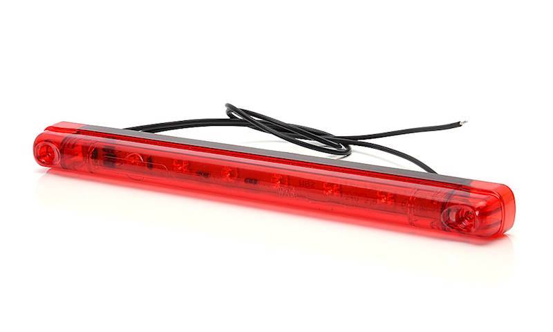 682    W87 lamp.stop klosz czerwony cieńka długa