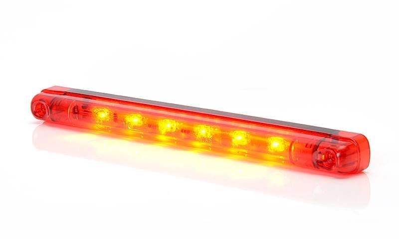 682    W87 lamp.stop klosz czerwony cieńka długa