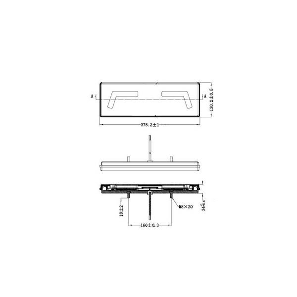 LAMPA ZESP. P KMR1 106LED L1829 z kabl.