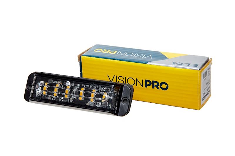 LAMPA OSTRZEG.  6led  ECE R10+R65 pomar.VISION