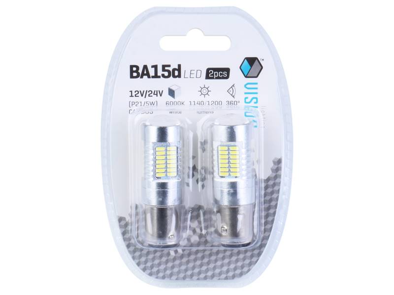 Ż.VISION 12/24V LEDx52 P21/5W SMD CANBUS 2szt bia