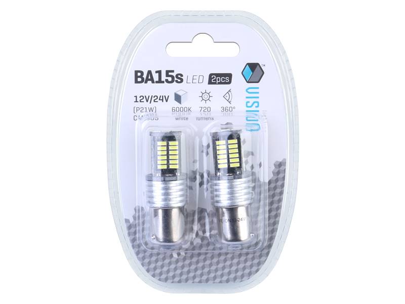 Ż.VISION 12/24V LEDx30 P21W SMD CANBUS 2szt biał.