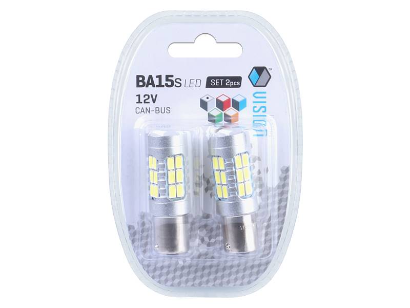 Ż.VISION 12/24V LEDx27 P21W SMD CANBUS soczew. 