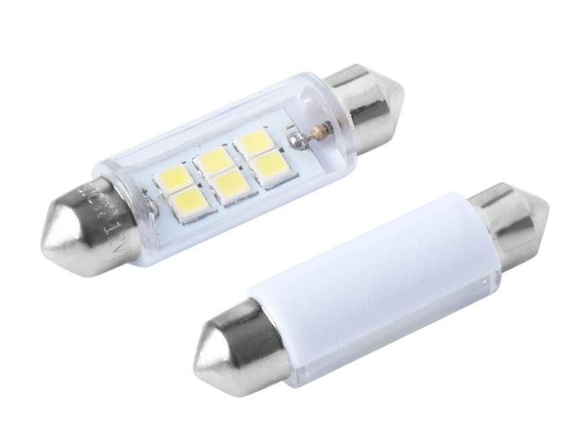 Ż.VISION 12V LEDx  6 SV8,5 41mm CANBUS 2szt biała