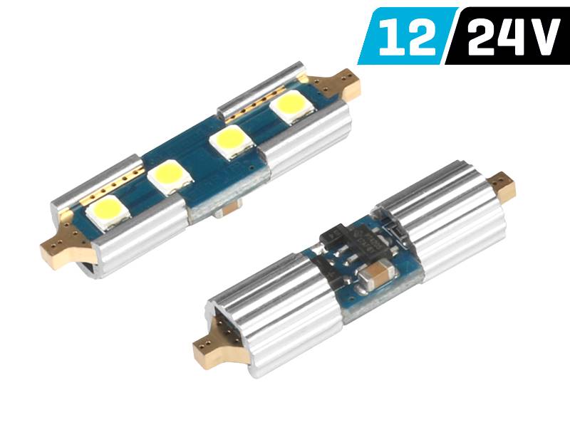 Ż.VISION 12/24V LEDx 4 SV8.5 36mm SMD CANBUS 2szt