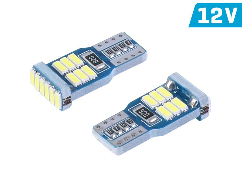Ż.VISION 12V LEDx 18 W5W T10 SMD CANBUS BIAŁA