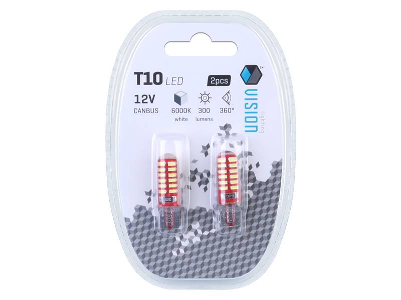 Ż.VISION 12V LEDx 24 W5W T10 SMD CANBUS BIAŁA 2szt