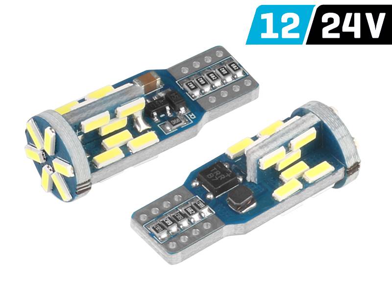 Ż.VISION 12/24V LEDx30 T10 SMD CANBUS BIAŁA 2szt