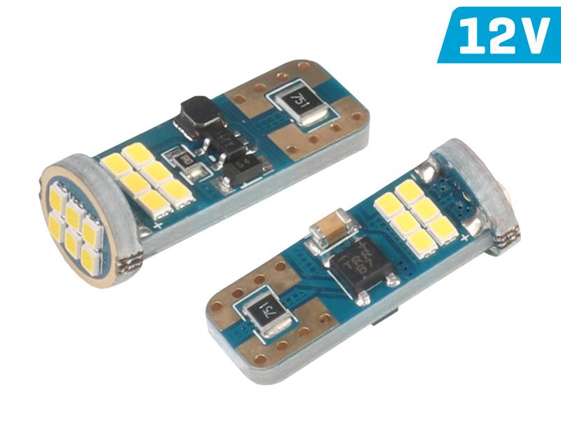 Ż.VISION 12/24V LEDx18 T10 SMD CANBUS BIAŁA 2szt