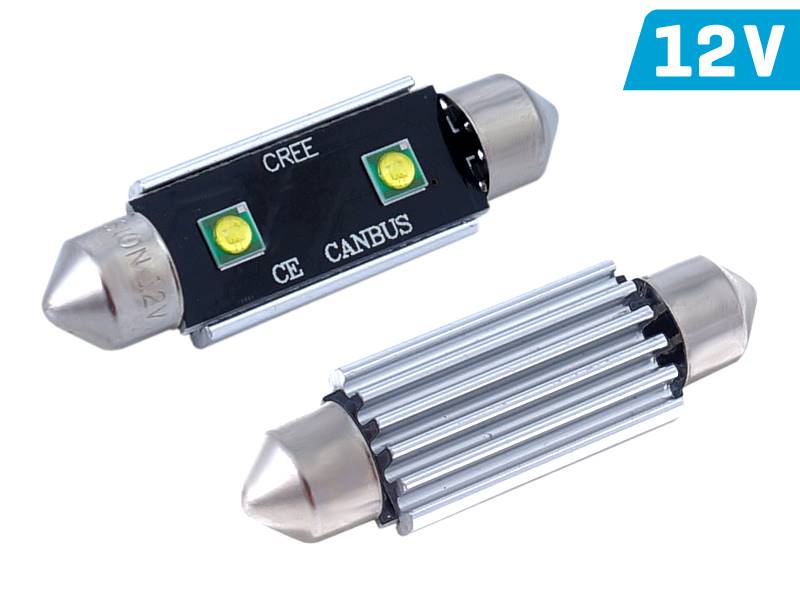 Ż.VISION 12V LEDx  2 SMD CANBUS SV8.5 41mm