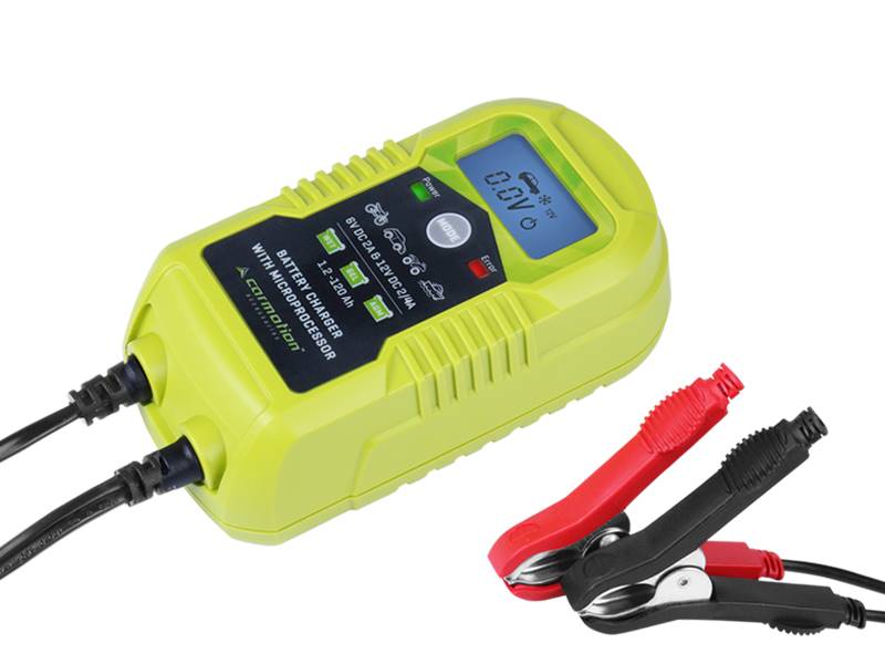 PROSTOWNIK Z MIKROPROC.6V 2A, 12V 2/4A 1,2-120Ah 