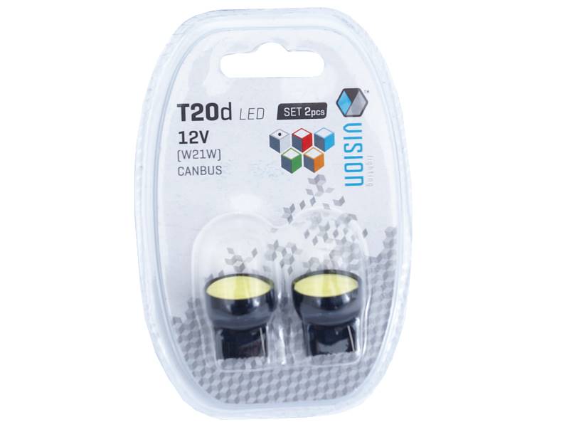 Ż.VISION 12V LEDx  1 W21W COB CANBUS 2szt