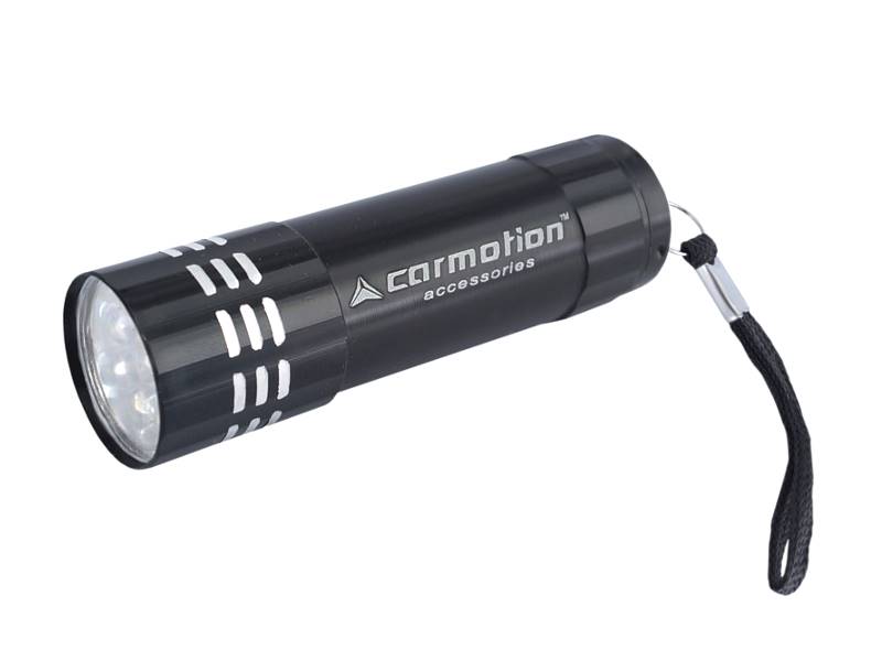 LATARKA LED ALU 9 LED, baterie w zestawie 