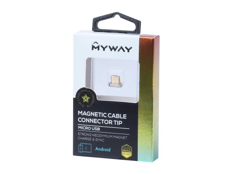 KABEL MYWAY końc.mag.do kabl.micro-USB