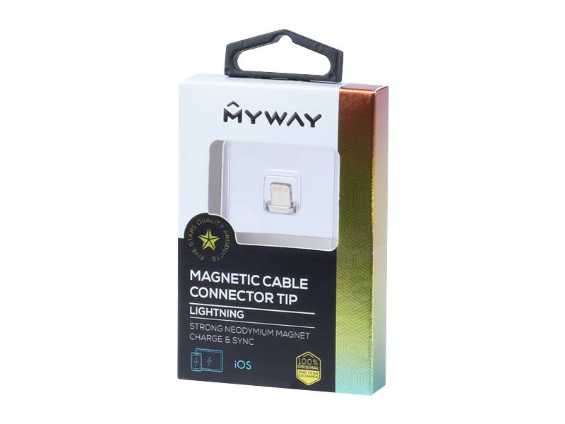 KABEL MYWAY końc.mag.do kabl.Lightning