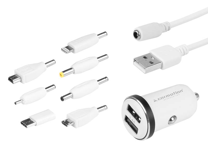 ŁADOWARKA UNIWRS.2xUSB 3.4A 120cm 7 końc.