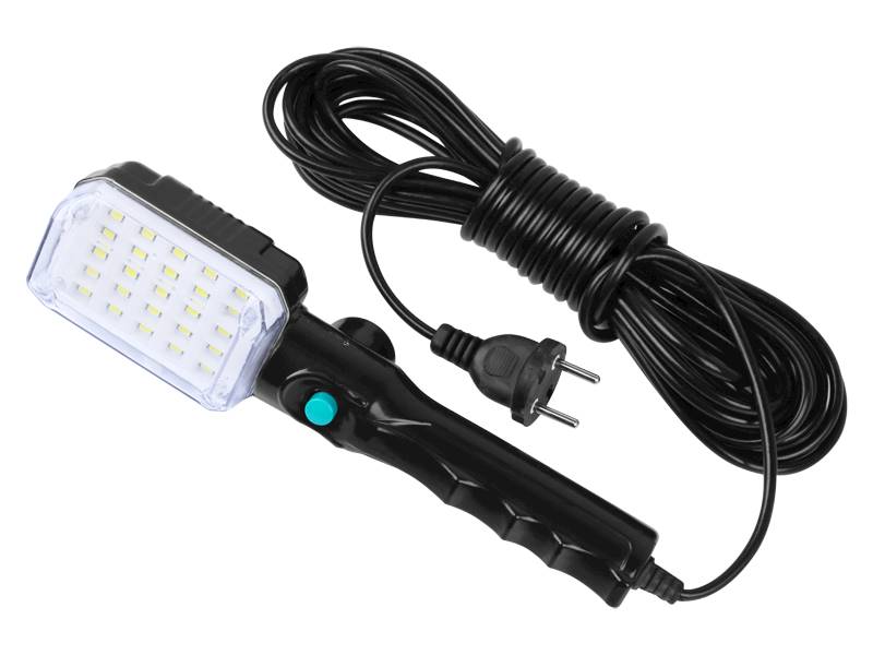 LAMPA WARSZTATOWA 25LED,mag.hak,230V kab.9m