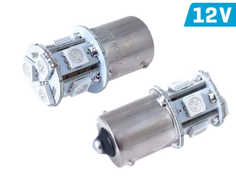 Ż.VISION 12V LEDx  8 PY21/5W BAY15d SMD 5050 czerw
