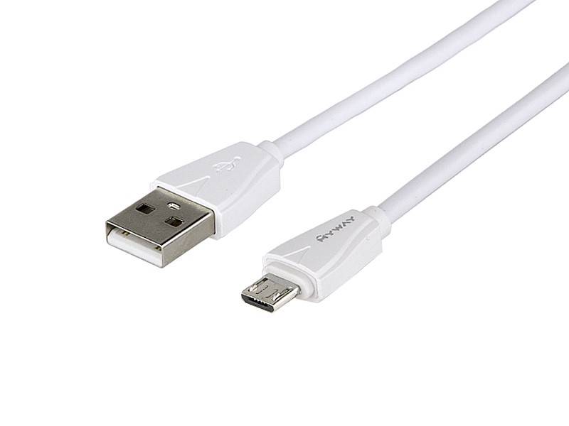 KABEL MYWAY-ład.wtyczka+kabel USB-mic.USB 3,4A 