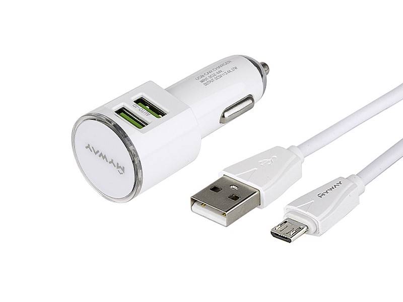 KABEL MYWAY-ład.wtyczka+kabel USB-mic.USB 3,4A 