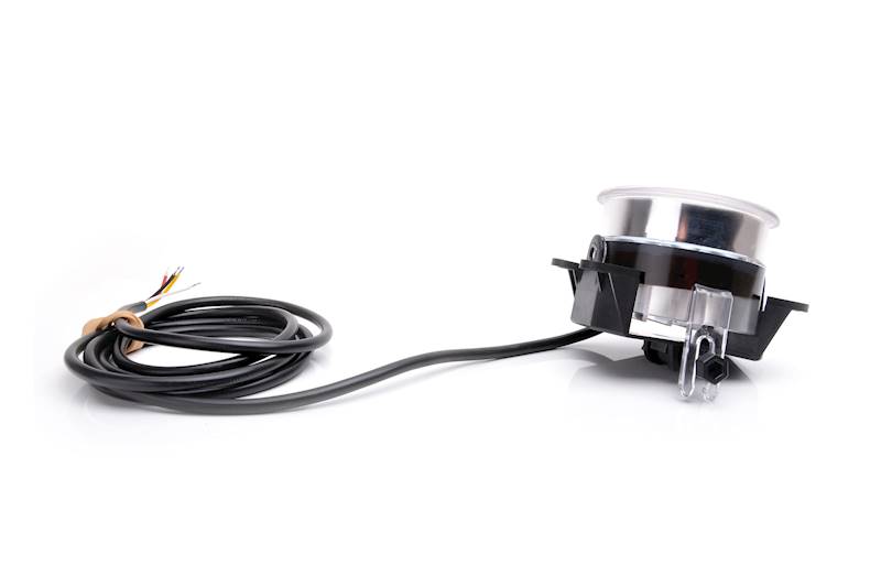 1257  W183 lampa DRL+ p/m okrągła do zabud.
