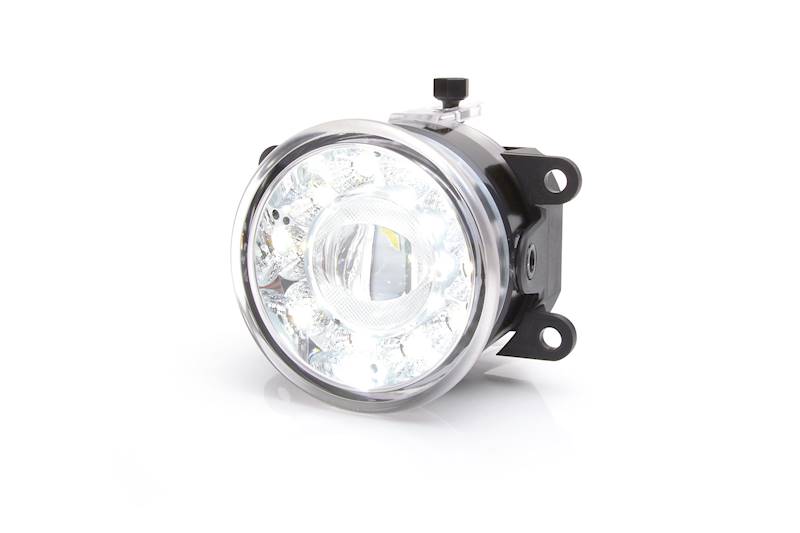 1257  W183 lampa DRL+ p/m okrągła do zabud.