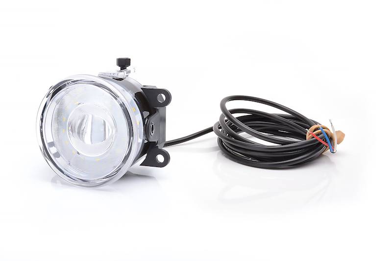 1355 W182 lampa DRL okrągła do zabud.