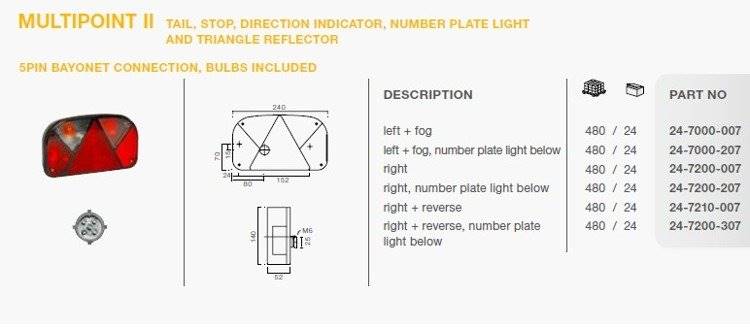 LAMPA ZESP.ASPOCK MULTIPOINT II P 24-7200-007 