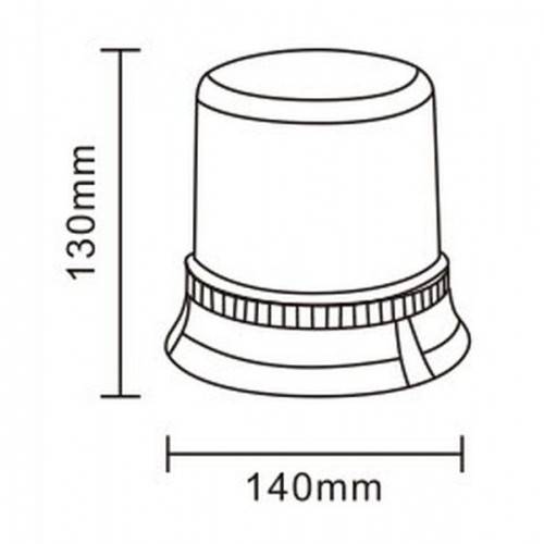 DIODA-LAM.BŁYS. 3 śruby 18 ledx3W  R65 R10 ALR0011