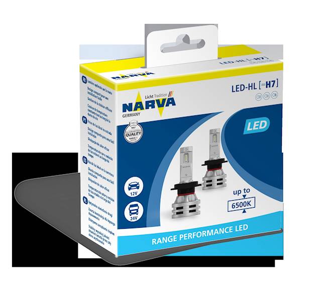 Ż.12/24V LED H4- 6500K ZAMIENNIK-NARVA b/hom. kpl.
