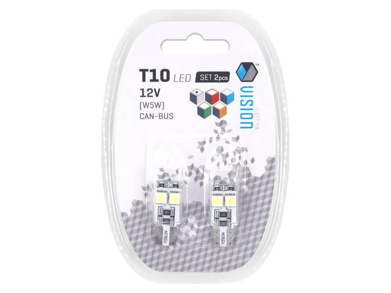Ż.VISION 12V LEDx  4 W5W T10 CANBUS 5050SMD 