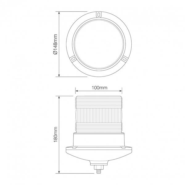 DIODA-LAM.BŁYS.EQPR65ABM-SB - 1 śr.180x100x148mm