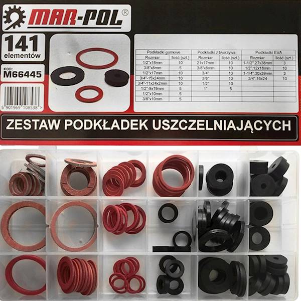 ZESTAW PODKŁ.USZCZELN. - 141-el