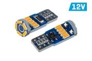 Ż.VISION 12V LEDx 15 W5W T10 SMD CANBUS POMARAŃ.