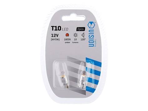 Ż.VISION 12V LED   WY5W T10   2szt pomar