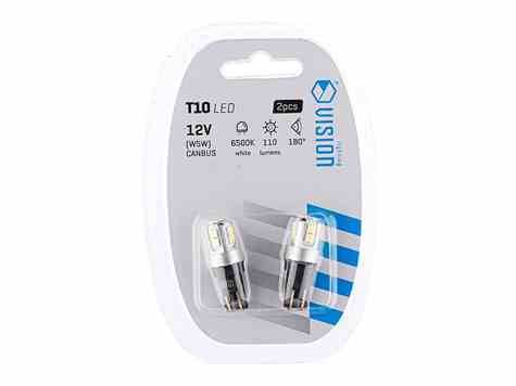 Ż.VISION 12V LEDx 10 W5W T10  SMD CANBUS 2szt biał