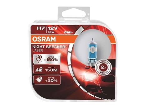 Ż12V H 7  55W PX26d OSRAM Night Breaker +150%