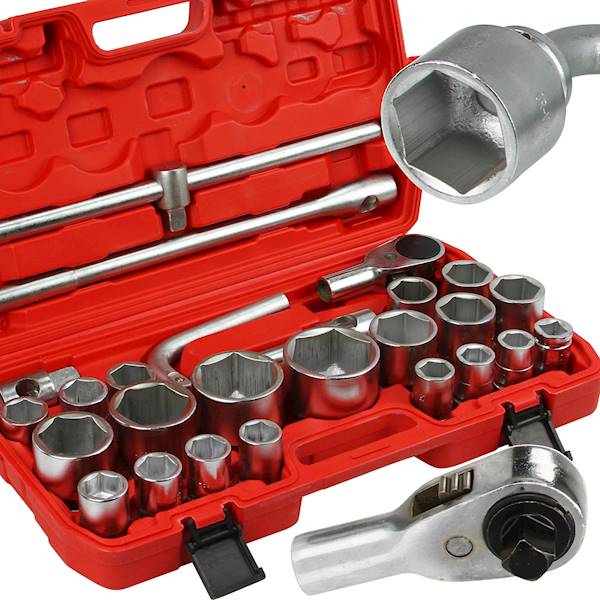 KLUCZE- zest. 26-el.19-65mm 3/4"  6 kątne M58254
