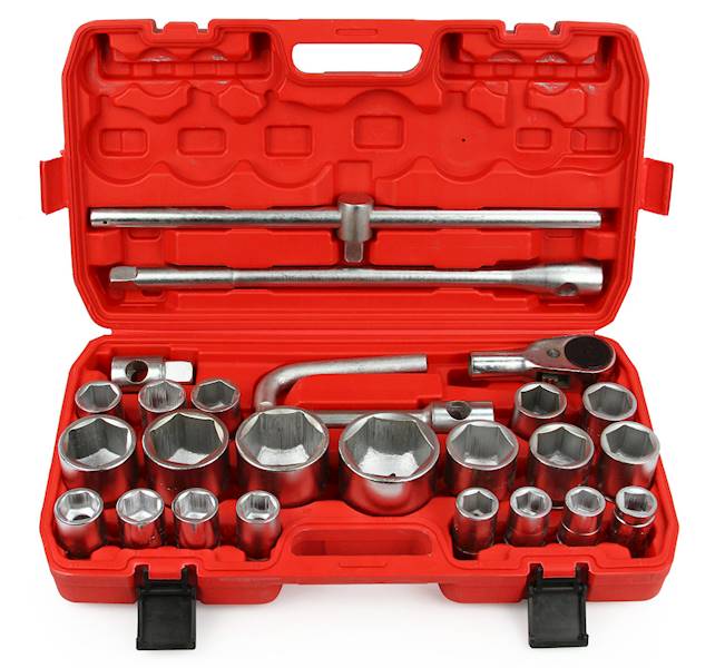 KLUCZE- zest. 26-el.19-65mm 3/4"  6 kątne M58254