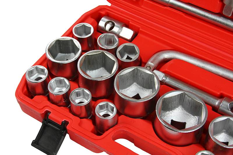 KLUCZE- zest. 26-el.19-65mm 3/4"  6 kątne M58254